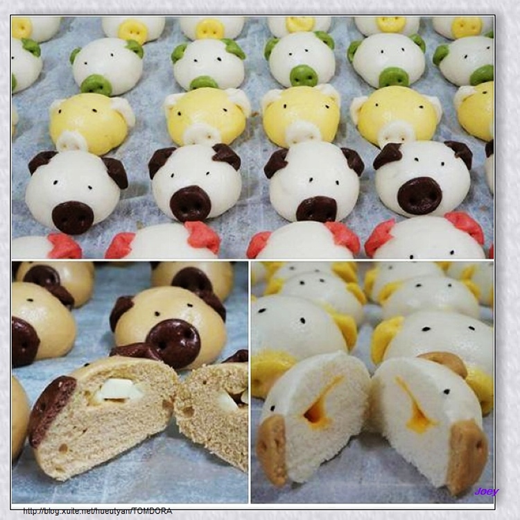 溶岩豬造型系列 (內餡:巧克力)