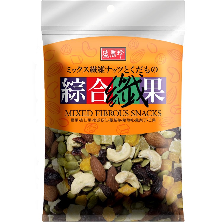 【盛香珍】綜合纖果165g-堅果補給(內含7種堅果+果乾)