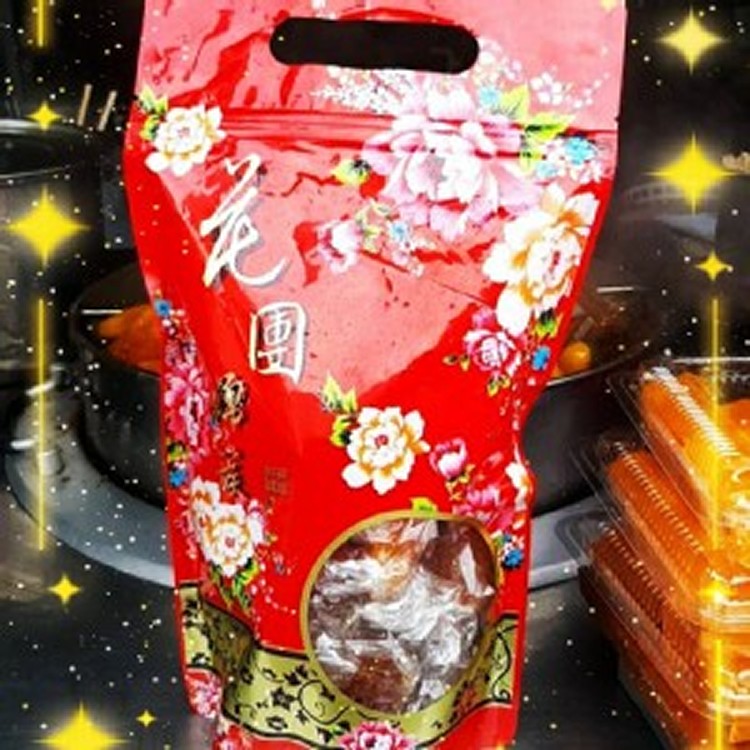 新年喜氣大紅包裝-黑糖地瓜糖 1斤4兩（756g)