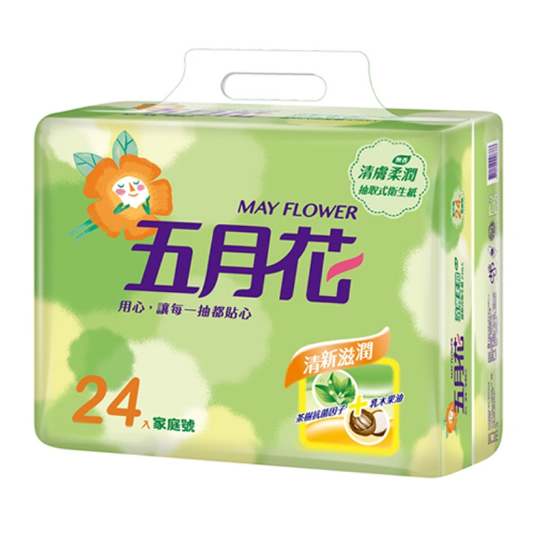 五月花清膚柔潤抽取衛生紙