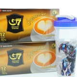 G7卡布奇諾榛果口味咖啡(效期2015.08.01)買2盒送2盒再加贈500cc耐熱水杯1個