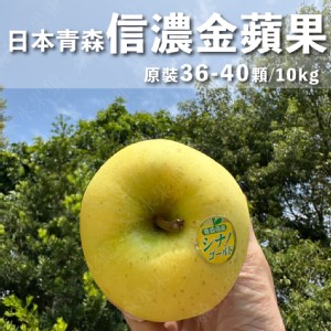【水果狼】日本青森縣信濃金蘋果 原裝36-40粒 蜜蘋果 青森蘋果