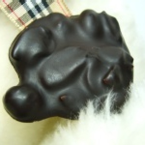 花生純黑巧克力薄片