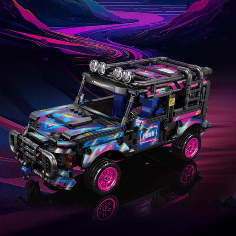 【CityStar】科技積木迴力車越野款組裝模型(3款)