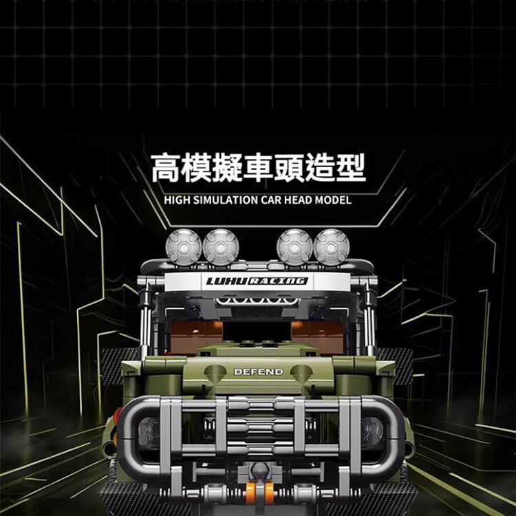 【CityStar】科技積木迴力車越野款組裝模型(3款)