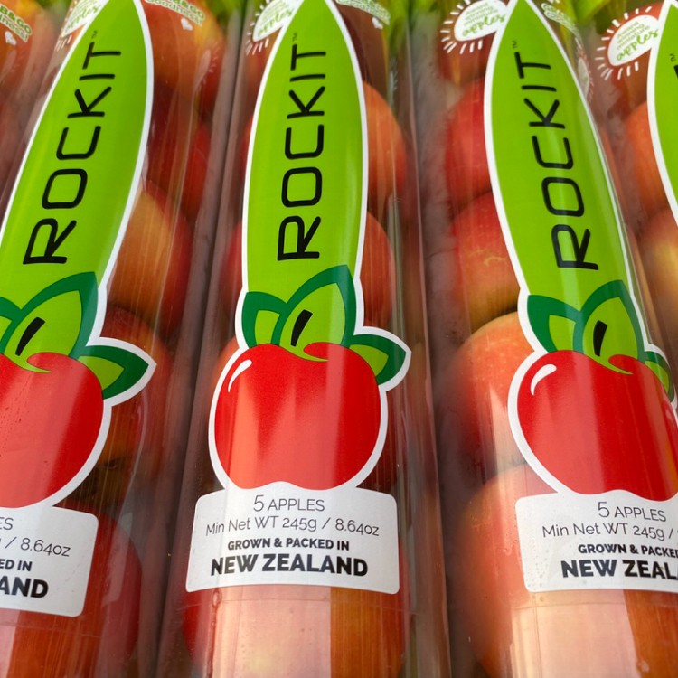 【水果狼】紐西蘭Rockit樂淇蘋果 小蘋果 5顆*16管入 原裝