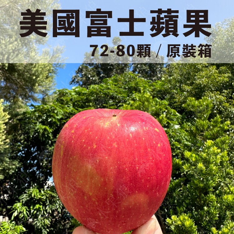 免運!【水果狼】美國富士蘋果 原裝72-80粒 原裝72-80粒,20kg/箱