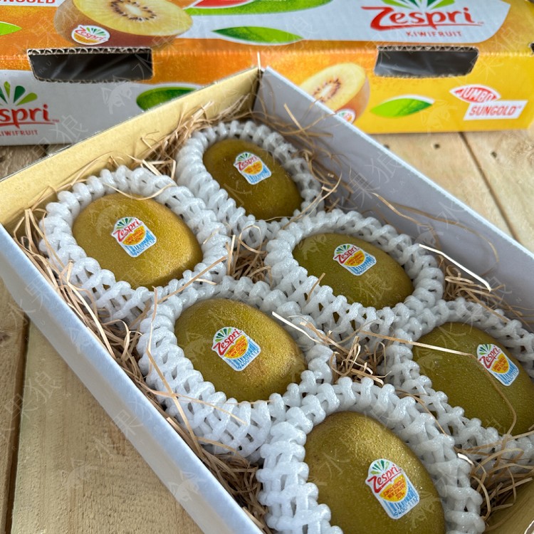 【水果狼】紐西蘭Zespri 黃金奇異果金圓頭6顆 / 禮盒