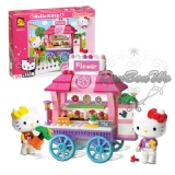《Hello Kitty家家酒》可愛花店積木組