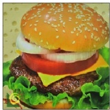 華鮮牛肉堡