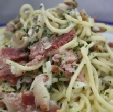 奶油培根義大利麵(不含麵)! 點我一下有食用方法喔!