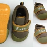 Esin日式簡約風寶寶軟底學步鞋-卡其色 試穿價~5折優惠價