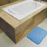 大 浴室墊45X65公分 1＋1特惠 只有63折，藍色 / 灰色/橘