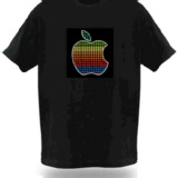 LED聲控發光T恤 蘋果 - 量大可議價