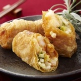 鮮蝦腐皮捲 鮮蝦腐皮捲/6條/盒 特價：$160