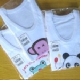 西松屋可愛多款卡通圖 棉 兒童背心 無袖小T T恤 #90碼下單處 不挑款出 (同款二件一組