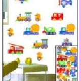 LD-920 DIY創意壁貼組合貼紙兒童房居家客廳壁貼身高貼 包裝尺寸33*60cm