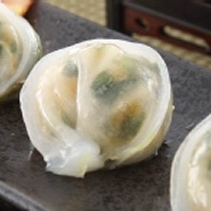 鮮蝦韭菜餃