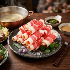 美國牛胸腹火鍋肉片｜1kg/包