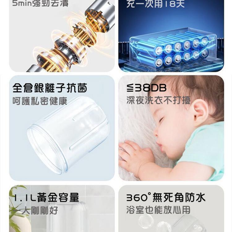 【CityStar】一鍵啟動迷你便攜內著襪小洗衣機