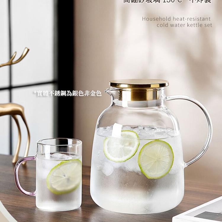 【CityStar】北歐耐熱玻璃圓趣壺(1800ml)