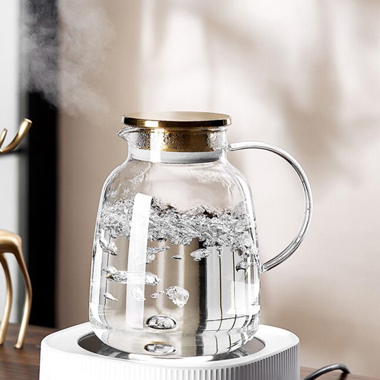 【CityStar】北歐耐熱玻璃圓趣壺(1800ml)