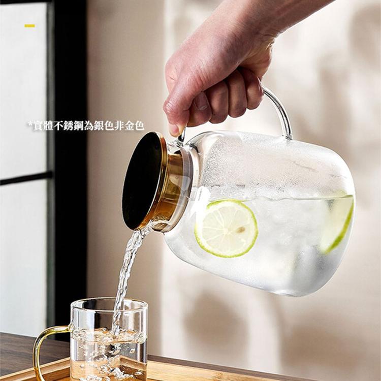 【CityStar】北歐耐熱玻璃圓趣壺(1800ml)