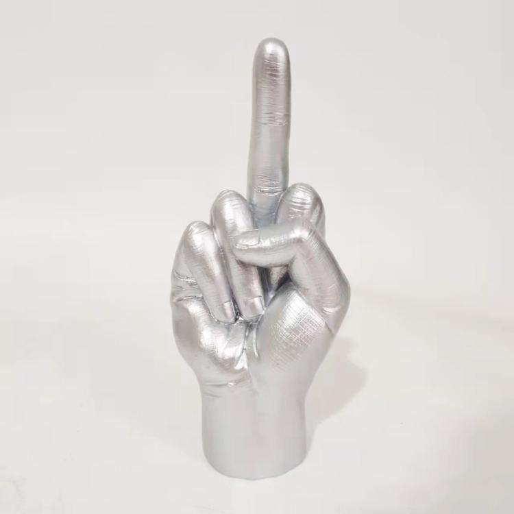 搞怪禮物【中指雕像】多麼神聖啊！有趣擺飾 交換禮物 送禮 商店 開店 公仔 戒指展示 服務業 拒絕奧