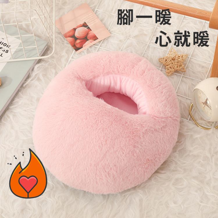 【綿綿蓬蓬暖腳神器】暖腳寶 USB加熱拖鞋 三檔控溫 三檔定時 辦公室 居家追劇必備