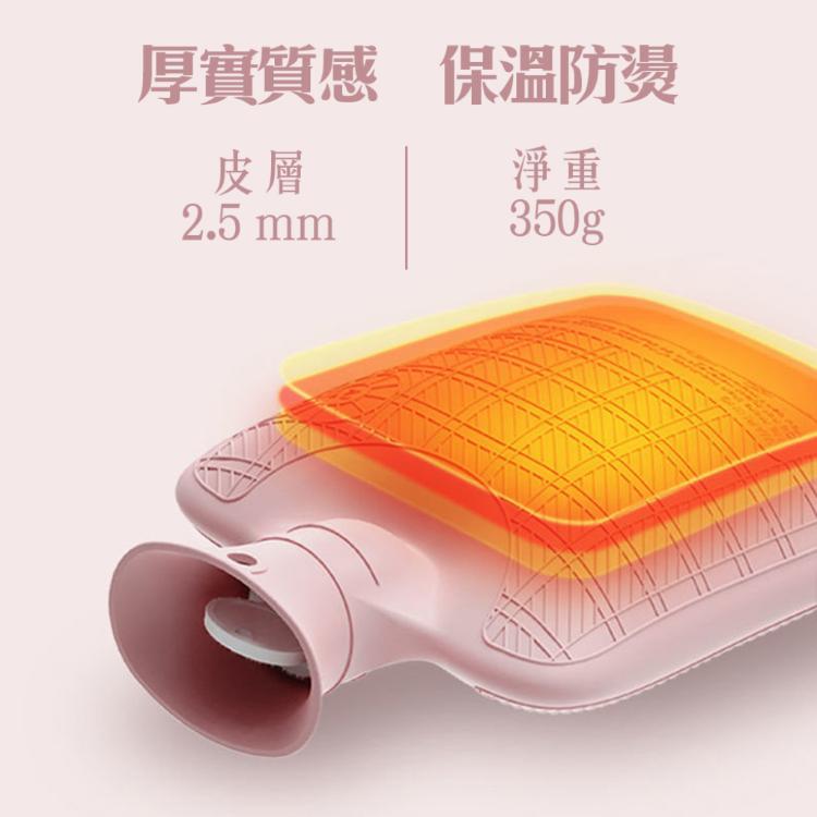 【暖心熱水袋】自己要愛自己 暖肚 熱敷 舒適安全 生理痛 經痛 暖子宮