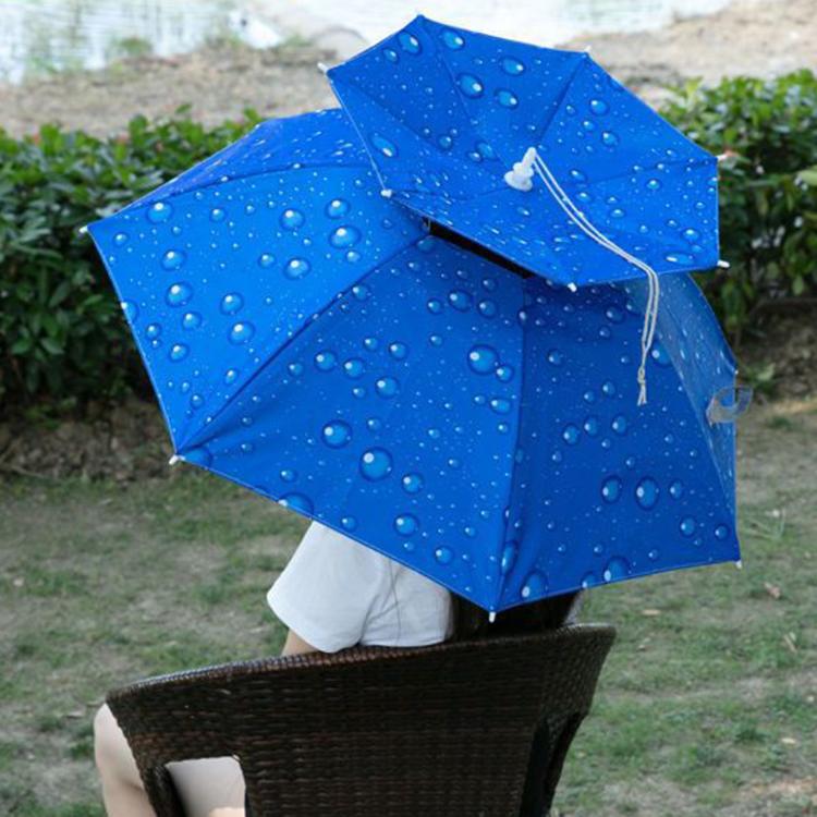 【雙層傘帽款 頭戴雨傘帽】解放雙手 擋雨 防曬 讓你能做更多事