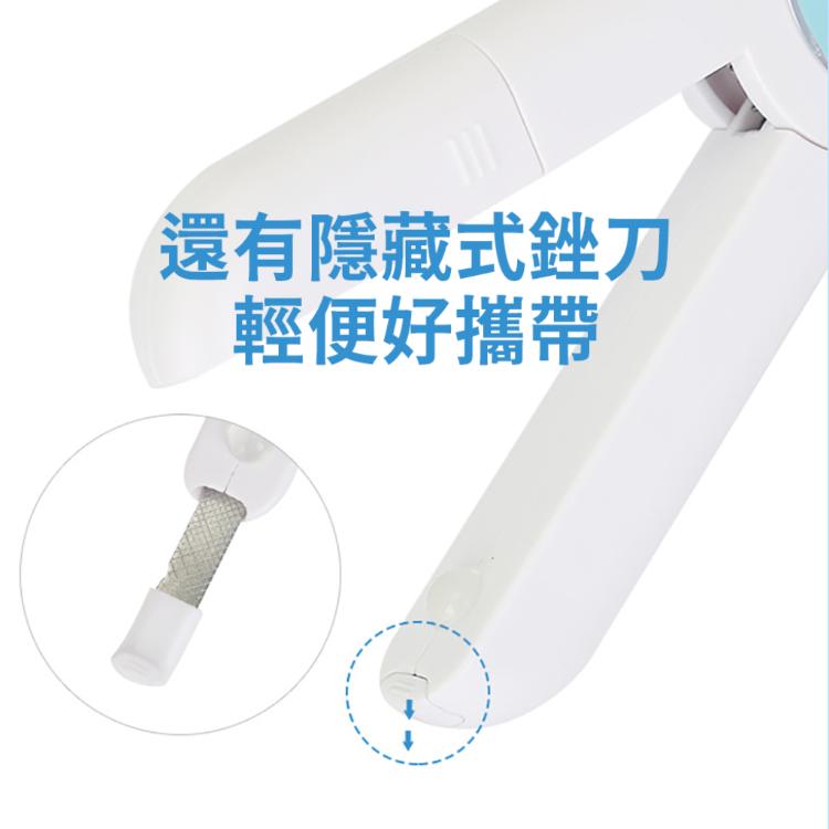 【LED燈照寵物指甲剪】不鏽鋼刀片