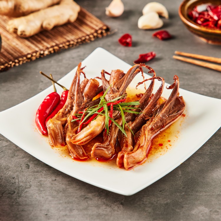 【鬍鬚林】麻辣鴨舌碩*3 包(真空袋包裝)