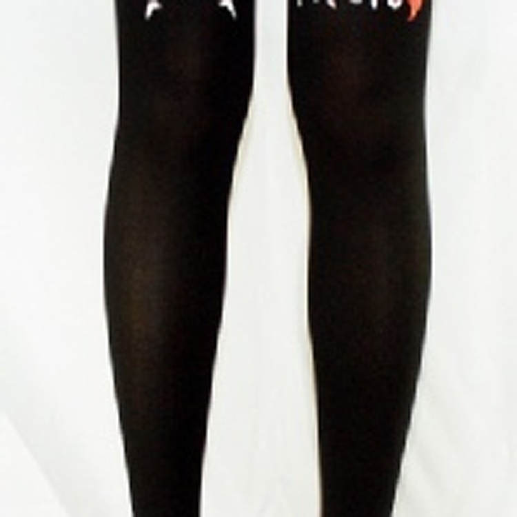 totoro假膝上褲襪