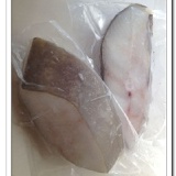 厚切2cm的鱈魚切片，適合豆酥鱈魚用!