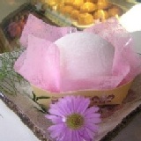 日式大福 (麻糬) 4入裝日本進口麻糬皮 非常Q軟 (冷凍像吃冰淇淋一樣) 粉大一顆 1個/135g+-5