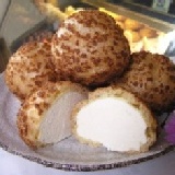 日式脆皮泡芙 (B組泡芙) 8入一盒 (愛戀巧克力.相思紅豆. 焦糖牛奶 大甲芋頭)各2 重43g +-3g