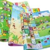 【C款: 方格字母+大富翁】『特』(預購)嬰幼兒爬行墊·兒童遊戲墊·雙面印花1cm加厚款·安全無毒環保材質