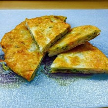 月亮蝦餅