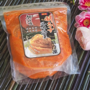 明太子風味泡菜,脆辣香甜,層次分明,打開即食,絕佳小菜!