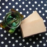 柑橘香草苦茶油手工皂 一般肌,柑橘香草香精,洗臉,沐浴,洗髮,熟成日2/5
