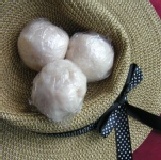 玫瑰沐浴球 中乾肌, 玫瑰香精, 沐浴用, 熟成日2/1, 建議搭配肥皂袋使用