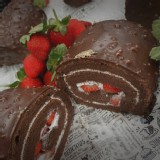 金莎金箔草莓捲