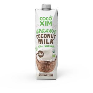 【COCO XIM】原裝進口有機認證椰漿 純植物奶(1000ml/瓶)12入/箱