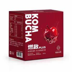 樂康森醫 燃啟PLUS康普茶沖泡粉-蘋果西打口味〔小資屋〕(0101288)