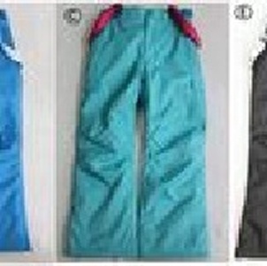 ☆【E32】男女大童款鋪棉保暖吊帶雪褲 (防寒 抗水 防風)碼 130.140cm