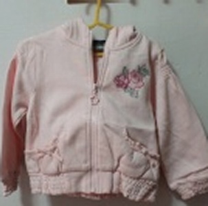 粉色花朵小外套-2T