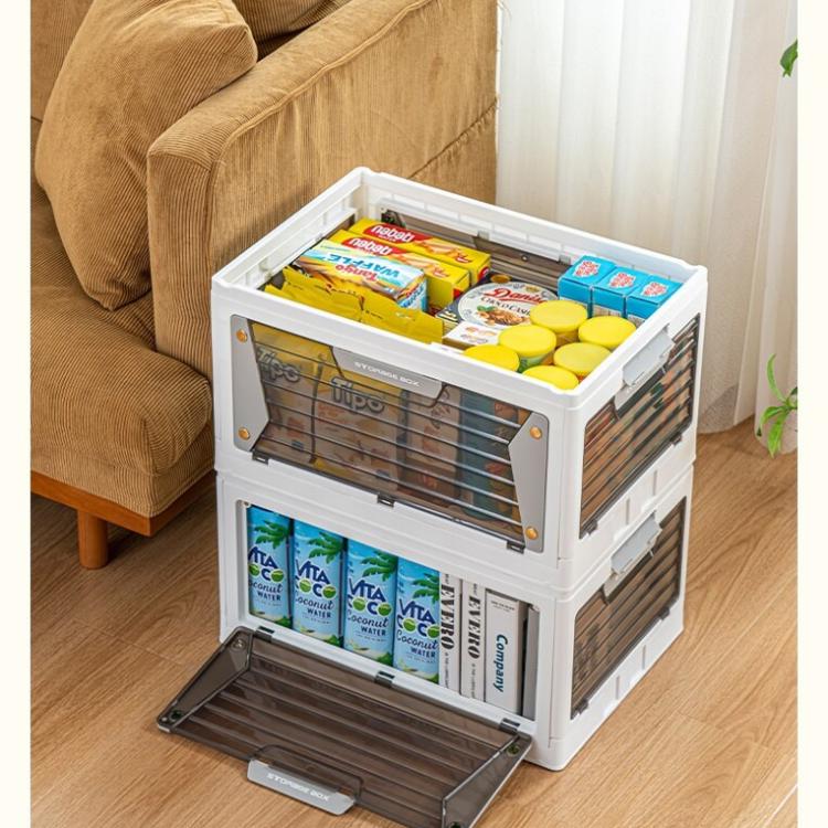 【DaoDi】五開門折疊收納櫃可移動收納櫃-3層中號無磁吸(折疊收納箱/ 衣物收納/ 廚房收納 )