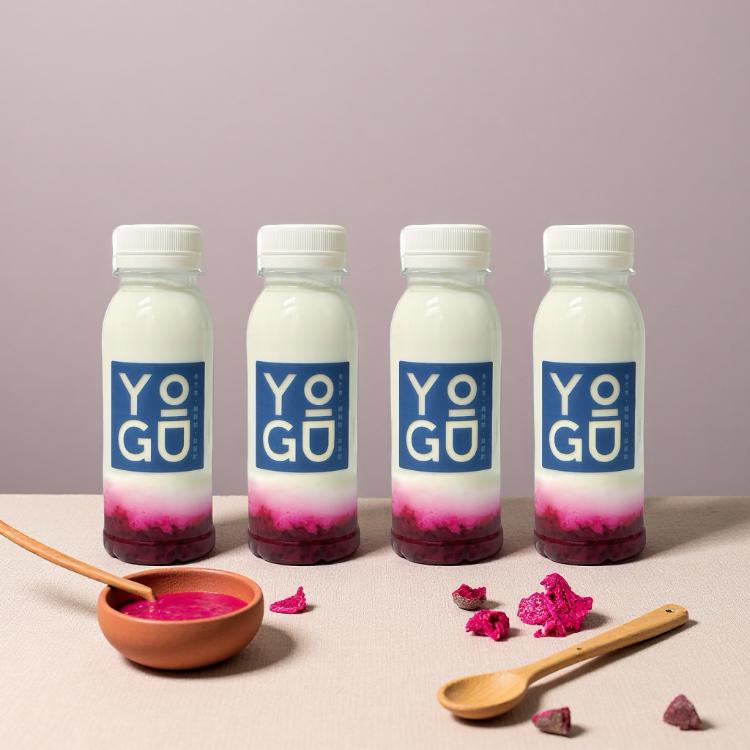 【YOGU】紅火龍果優格飲(添加OLIGO寡糖) 240ML