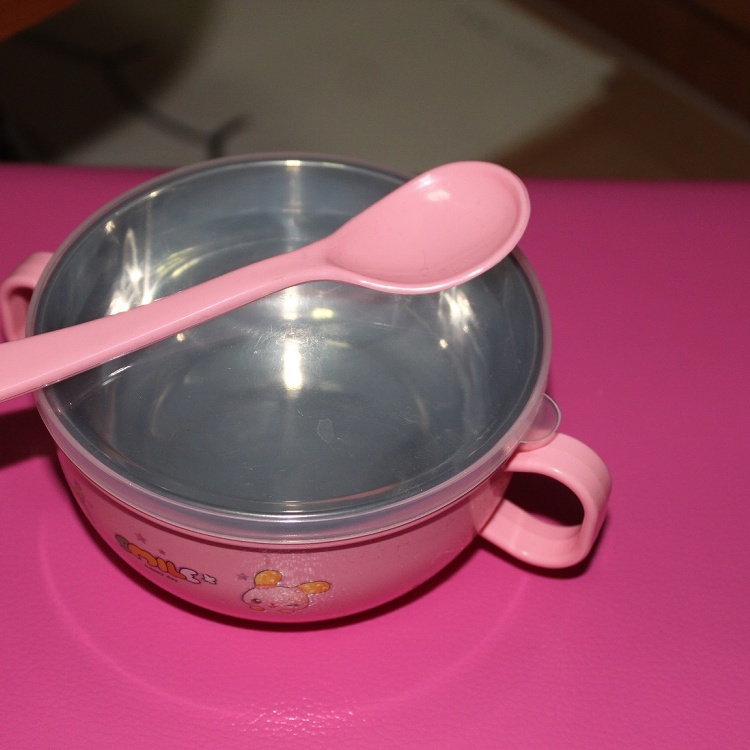 兒童餐碗+湯匙2件組